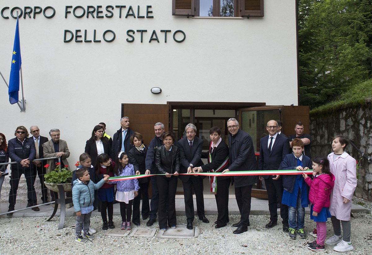 Bolognola, Gentiloni inaugura il nuovo Comune