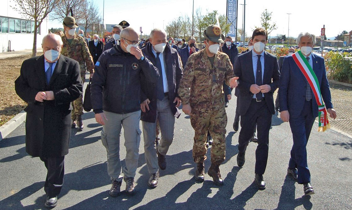 Marche, il Generale Figliuolo e Curcio a Macerata e Ancona