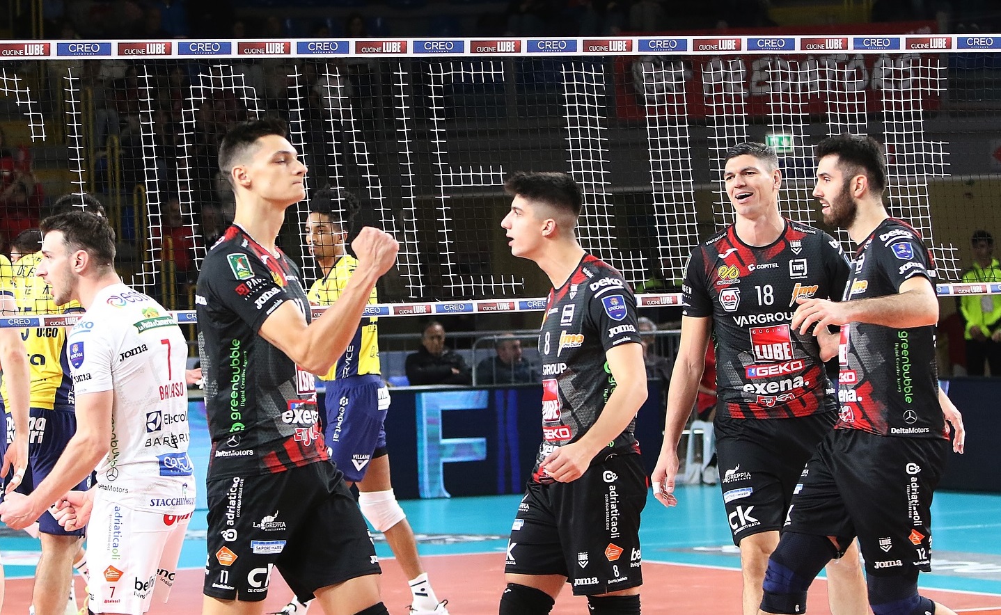 Lube Civitanova batte 3-0 Valsa Group Modena, Lagumdzija MVP