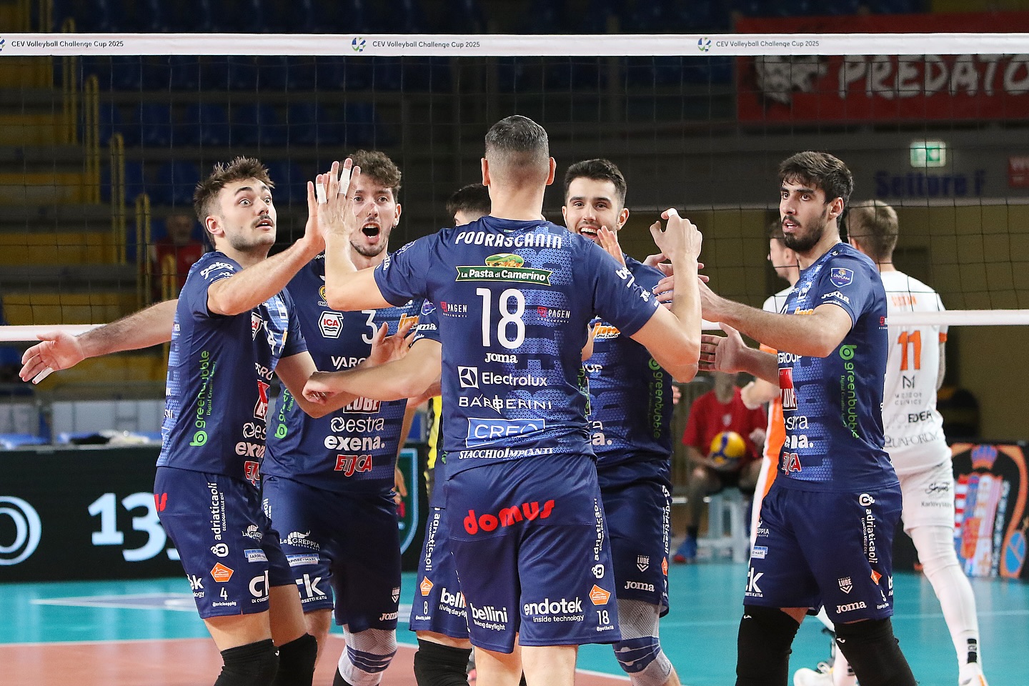 Lube passa il turno di Challenge Cup, 3-0 al VK Karlovarsko