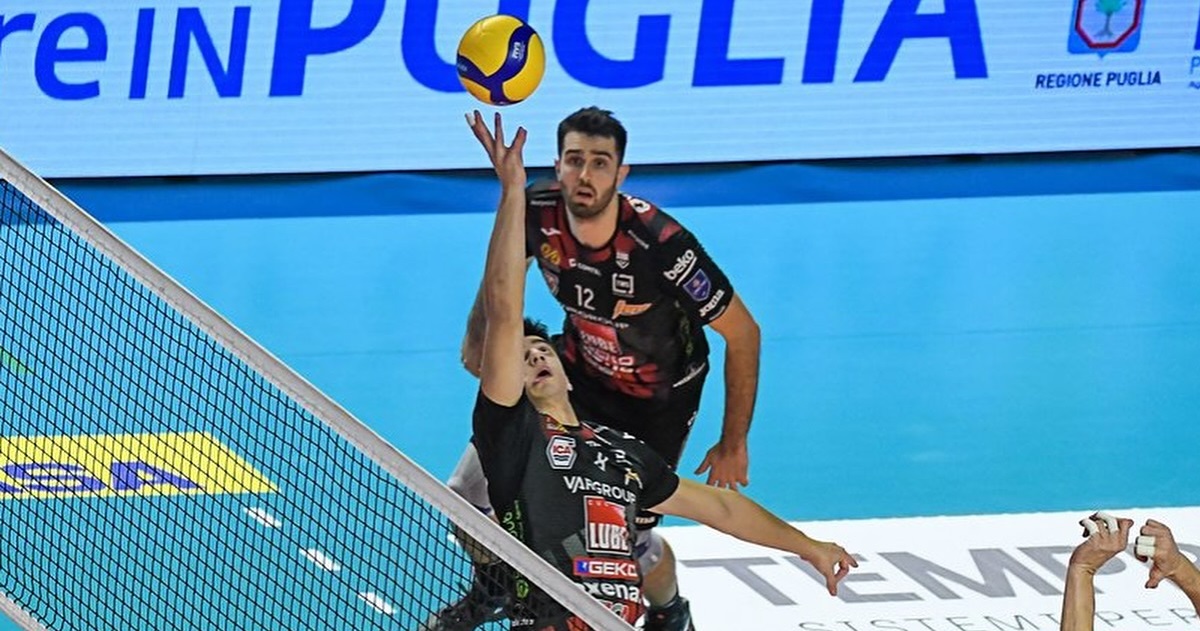 Lube Civitanova avanti due set a Taranto, ma perde al tie-break