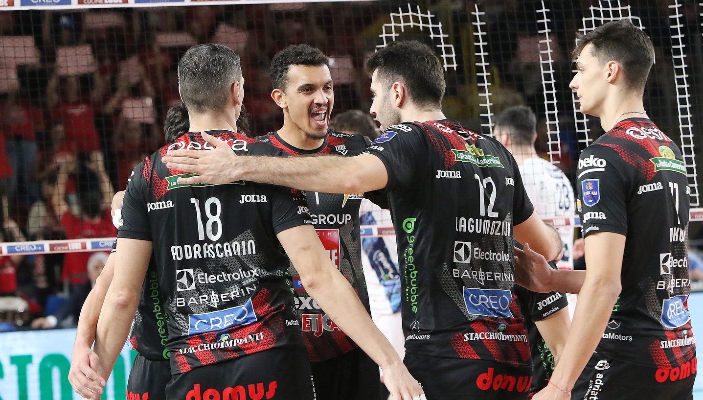 Lube Civitanova chiude il girone d’andata battendo Trento 3-1