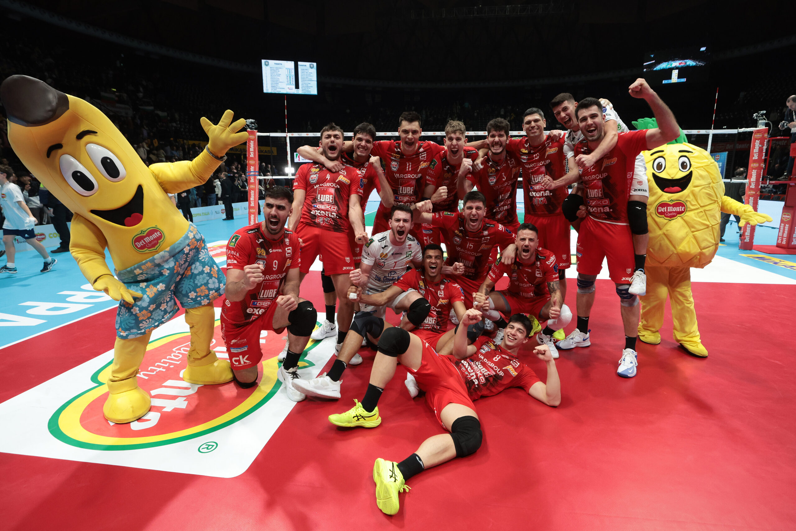 Lube Civitanova batte Perugia, Finale di Coppa Italia con Verona