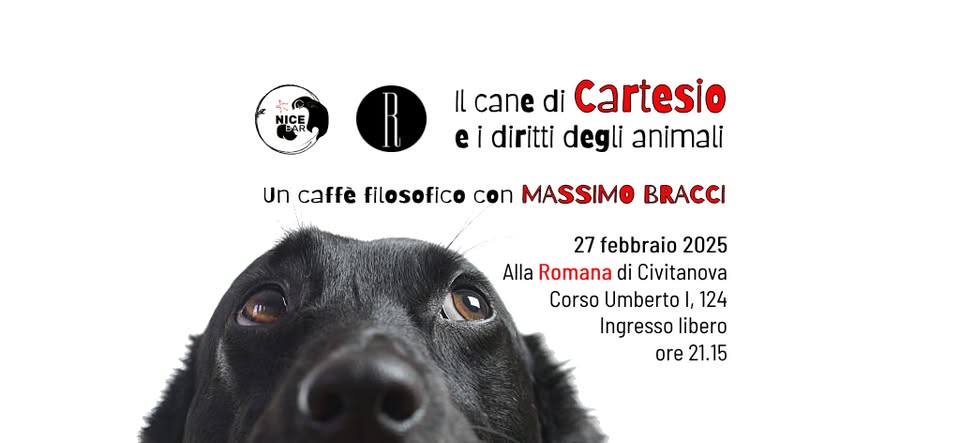 Civitanova Marche, Cartesio e diritti degli animali al Caffè Filosofico